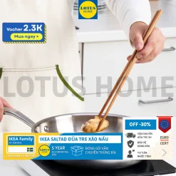 IKEA Set 2 đôi Đũa tre xào nấu IKEA SALTAD