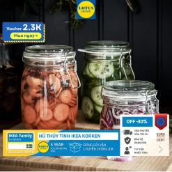 IKEA Lọ hũ thủy tinh IKEA KORKEN 500ml