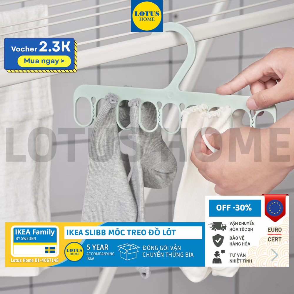 IKEA Móc treo khăn, tất đồ lót Slibb IKEA 1 vn 11134207 7ra0g m83l1w40sev8e7