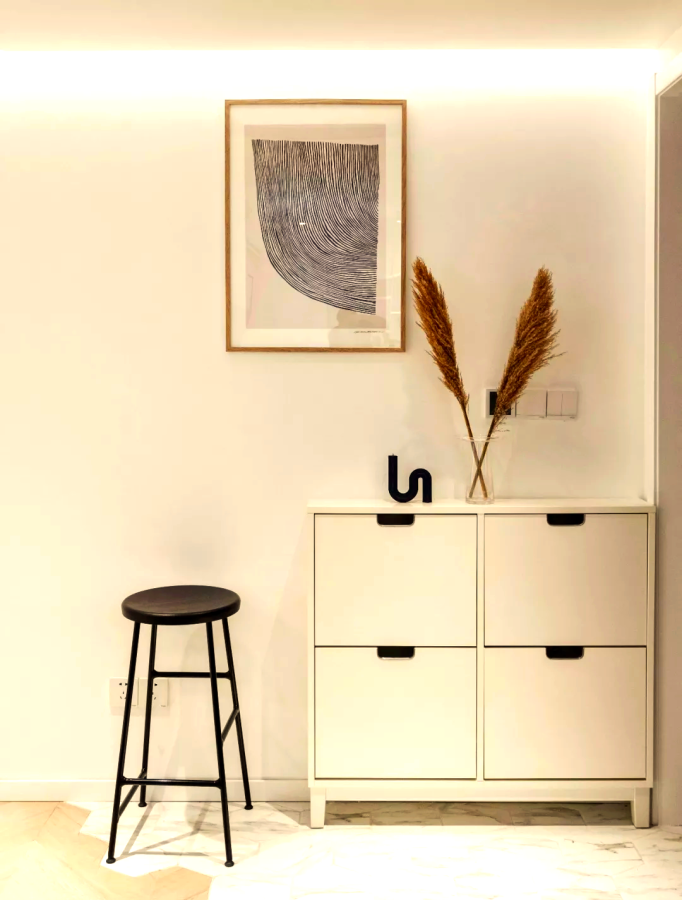 Căn hộ nhỏ 68m² phong cách IKEA, thiết kế tối giản vẫn ấm cúng và dễ sống. 62 1