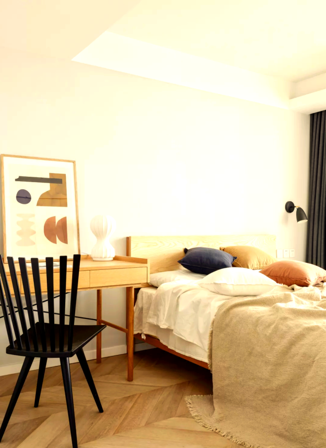 Căn hộ nhỏ 68m² phong cách IKEA, thiết kế tối giản vẫn ấm cúng và dễ sống. 68 5