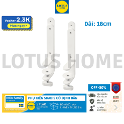 IKEA phụ kiện bảng cài SKADIS kẹp cố định bảng vào bàn IKEA SKADIS