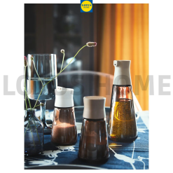 IKEA bộ 2 lọ đựng gia vị mẫu mới IKEA HALVTOM