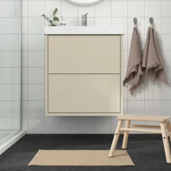 IKEA Thảm trải sàn cửa ra vào phòng tắm, phòng ngủ phong cách Bắc Âu Fintsen IKEA 40x60cm màu be 5 fintsen fen te sen yu shi di dian mi huang se 1255961 pe924834 s5