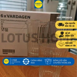 IKEA Bộ 4 và bộ 6 chiếc cốc thủy tinh ikea VARDAGEN 11 vn 11134207 7r98o ll4s4cs4m7d419