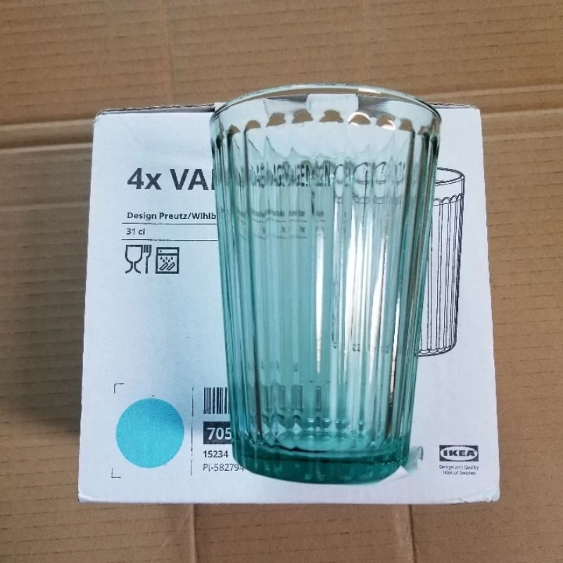 IKEA Bộ 4 và bộ 6 chiếc cốc thủy tinh ikea VARDAGEN 3 vn 11134207 7r98o