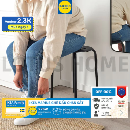 IKEA Ghế đẩu tròn chân sắt tự lắp ghép IKEA Marius 5 vn 11134207 7ra0g