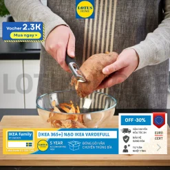 IKEA dụng cụ nạo rau củ có lưỡi bằng thép không gỉ bản mới nhẹ hơn IKEA VARDEFULL Phiên bản giới hạn