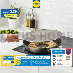 IKEA tấm chắn chống bắn dầu mỡ KLOCKREN IKEA