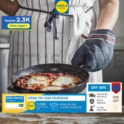 IKEA Găng tay lò nướng, lò vi sóng, chảo rán chống nóng IKEA HILDEGUN