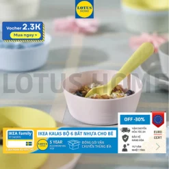 IKEA Bộ 6 bát nhựa tập ăn cho bé màu sắc ngẫu nhiên IKEA KALAS