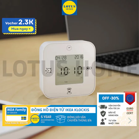 IKEA đồng hồ để bàn, đồng hồ điện tử IKEA KLOCKIS 1 vn 11134207 7ras8 mcs0f3j0qlize1@resize w450 nl