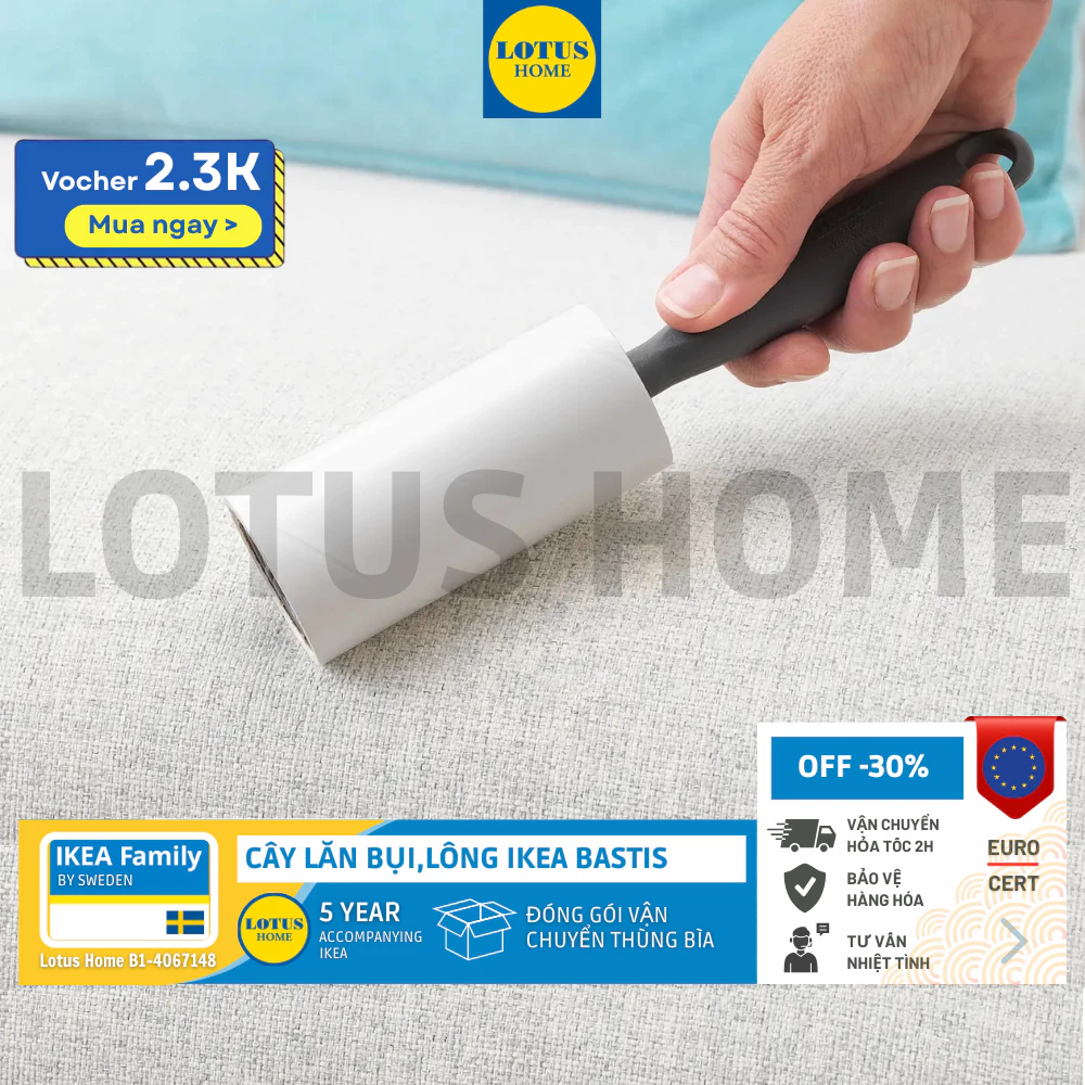 IKEA cây lăn bụi quần áo, cây lăn bông chú mèo, thảm, giường, sofa IKEA BASTIS 1 vn 11134207 7ras8