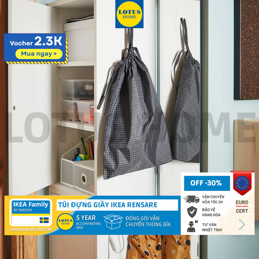 IKEA túi đựng giầy túi để đồ đi du lịch IKEA RENSARE 1 vn 11134207 820l4 me751sv5493ab5