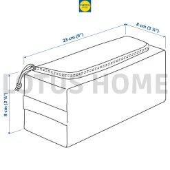IKEA túi đựng mỹ phẩm túi đựng phụ kiện làm đẹp IKEA BOLLOSUND 11 vn 11134207 820l4 mejfyy8o4flw81