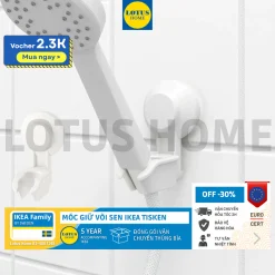 IKEA móc giữ cố định vòi sen, cán chối nhà tắm IKEA TISKEN
