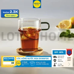 IKEA cốc uống nước phong cách hiện đại IKEA SKINNFISK 350ml