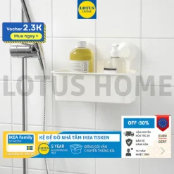 IKEA khay để đồ nhà tắm, kệ để đồ cỡ lớn IKEA TISKEN