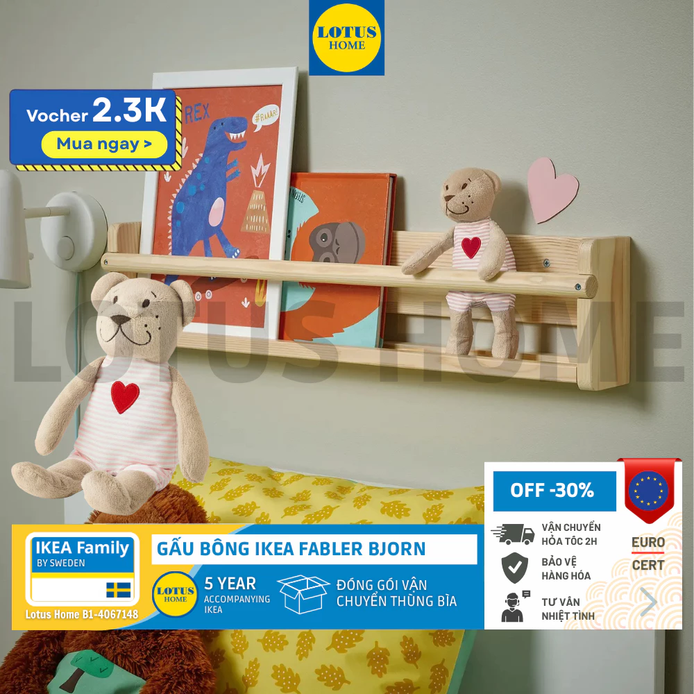 IKEA thú nhồi bông linh vật màu hồng IKEA FABLER BJORN 1 vn 11134207 820l4 mhd8gbg01hqm4a