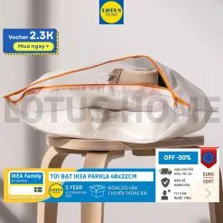 IKEA túi bạt đựng đồ dùng cá nhân đặt gọn trong vali IKEA PARKLA