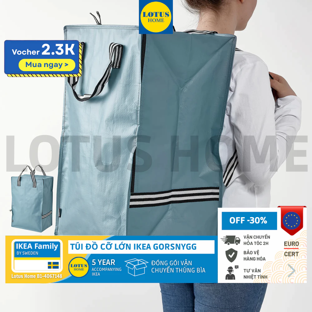 IKEA túi đựng đồ cỡ lớn mẫu mới có quai đeo IKEA GORSNYGG 1 vn 11134207 820l4 miviycn65yisaa