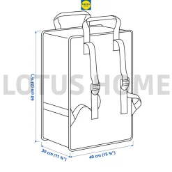 IKEA túi đựng đồ cỡ lớn mẫu mới có quai đeo IKEA GORSNYGG 9 vn 11134207 820l4 miviyitoyp6t49