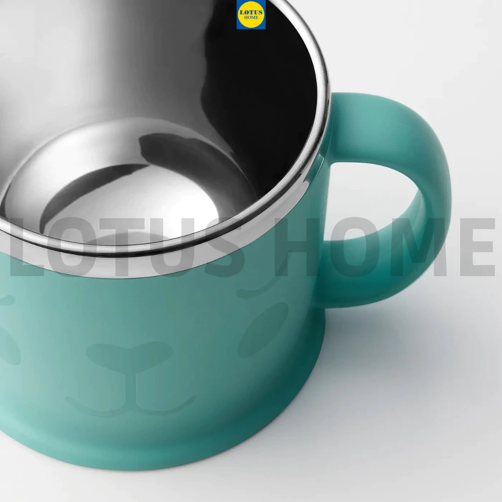 IKEA cốc inox cho bé uống nước dụng cụ hỗ trợ ăn dặm IKEA KANONKUL 2 vn 11134207 820l4