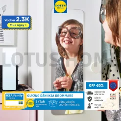 IKEA gương dán tường cao cấp phong cách hiện đại IKEA DROMMARE