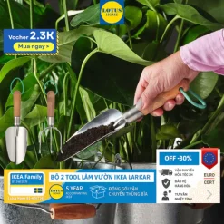 IKEA bộ 2 dụng cụ hỗ trợ làm vườn tại nhà phiên bản giới hạn IKEA LARKAR