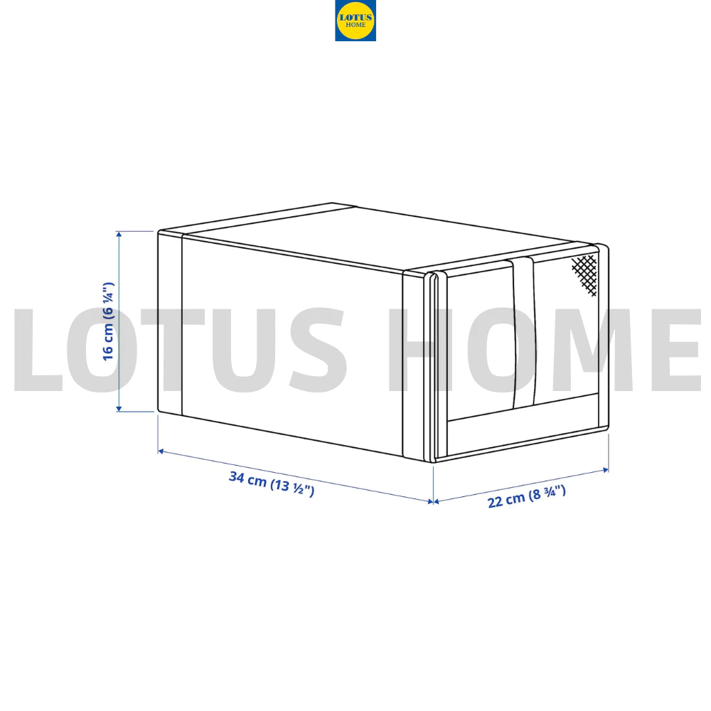 IKEA bộ 4 hộp vải đựng giầy phong cách hiện đại IKEA SKUBB 6 vn 11134207 820l4 mj5iodi9fg1v1d