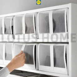 IKEA bộ 4 hộp vải đựng giầy phong cách hiện đại IKEA SKUBB 7 vn 11134207 820l4 mj5iodk6kidj22