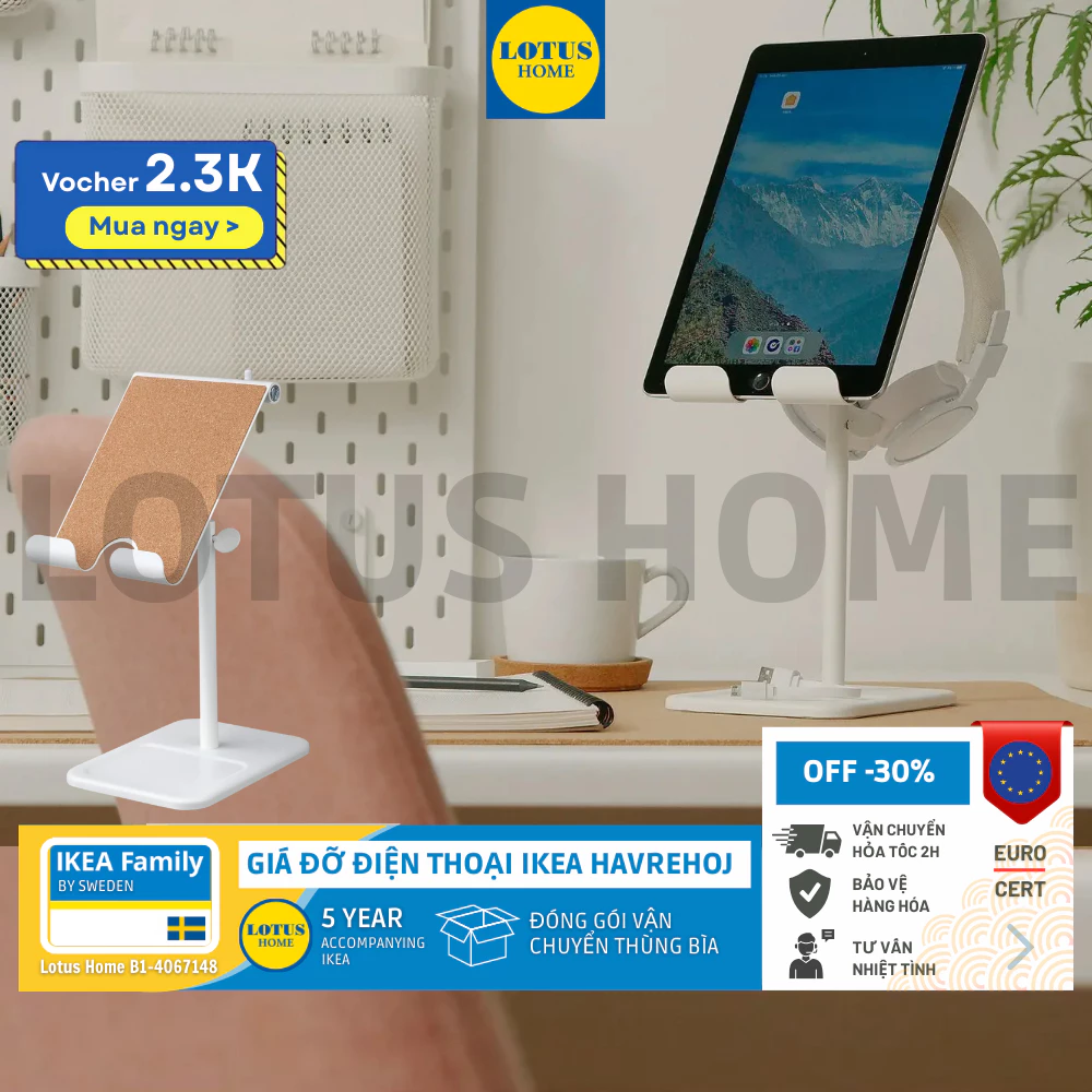 IKEA giá đỡ điện thoại đa năng cao cấp phong cách bắc âu IKEA HAVREHOJ 1 vn 11134207 820l4 mj5jiars464kc8