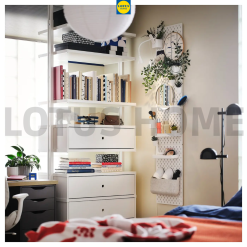 IKEA phụ kiện gắn cho bảng cài treo tường SKADIS hộp để đồ, để báo và đồ dùng cá nhân IKEA SKADIS