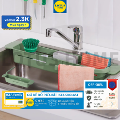 IKEA giá để dụng cụ rửa bát rửa chén, có thể tùy chỉnh chiều dài IKEA SKOLAST