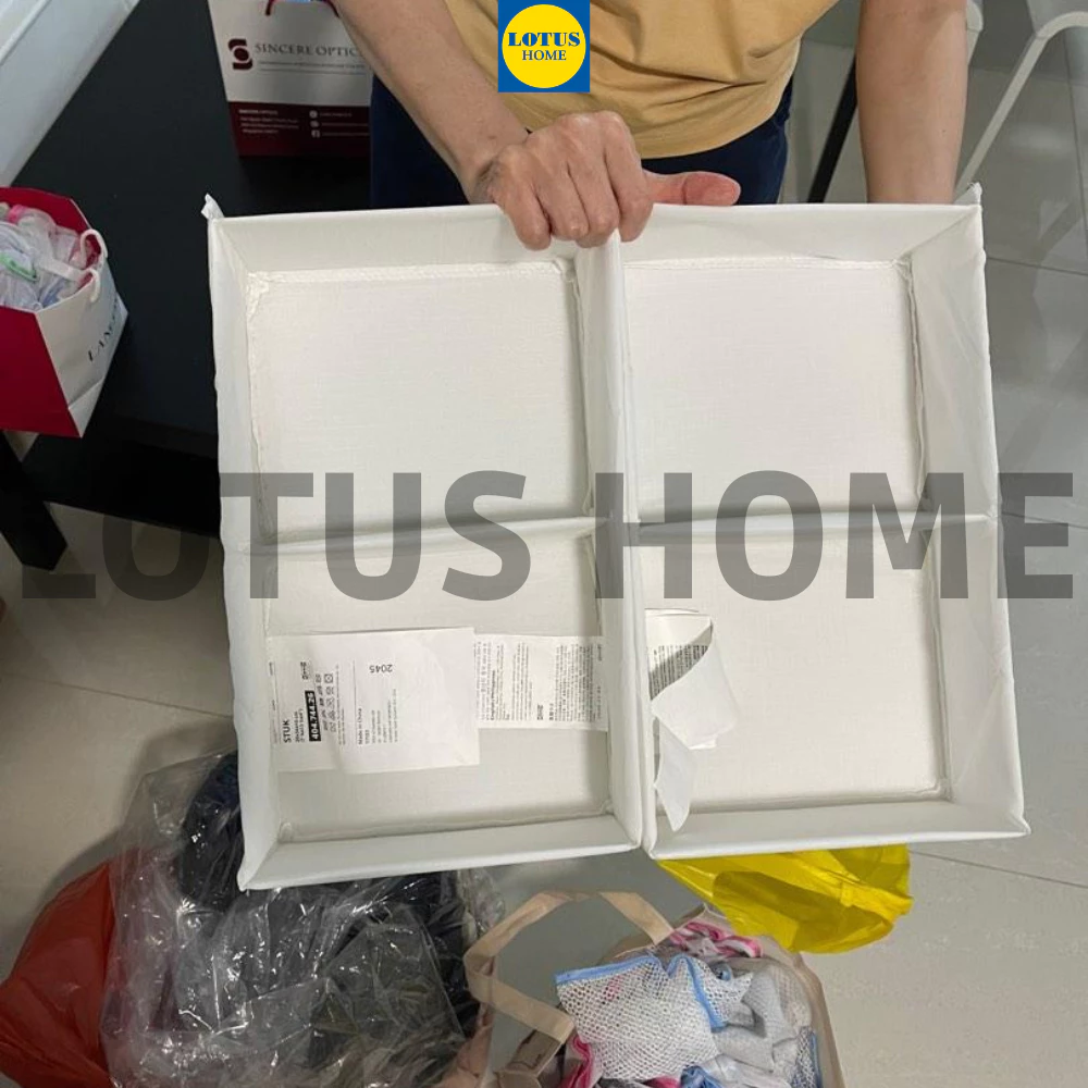 IKEA Ngăn vải chia đồ thông minh STUK IKEA ngăn chia tủ - Trắng 3 IKEA Ngăn vải chia đồ thông minh STUK IKEA ngăn chia tủ – Trắng