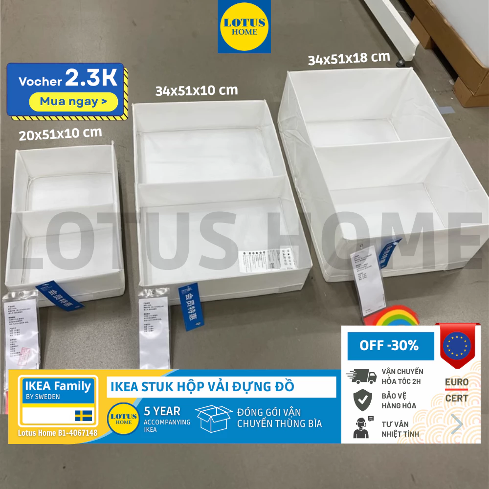 IKEA Ngăn vải chia đồ thông minh STUK IKEA ngăn chia tủ - Trắng 1 IKEA Ngăn vải chia đồ thông minh STUK IKEA ngăn chia tủ – Trắng