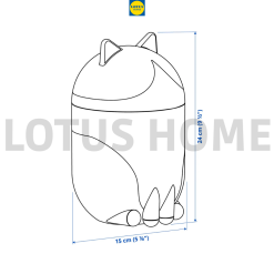 IKEA hộp đựng đồ dùng cá nhân phong cách mèo mun bộ sưu tập 2026 IKEA GREJSIMOJS