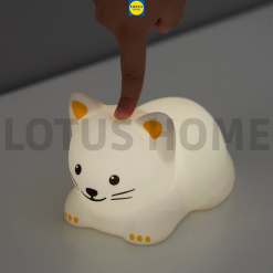 IKEA đèn ngủ cho phòng của bé đèn LED hình chú mèo đáng yêu thay đổi được màu sắc IKEA TOVADER