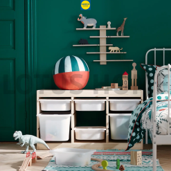 IKEA kệ đa tầng cao cấp decor phòng của bé phong cách bắc âu IKEA LUSTIGT