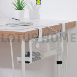 IKEA giá để đồ kẹp bàn, giá đỡ ổ cắm phong cách tối giản IKEA FORSASONG