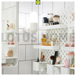 IKEA phụ kiện bảng cài SKADIS bộ 3 hộp nhựa đựng đồ có nắp IKEA SKADIS