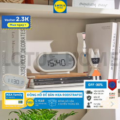 IKEA đồng hồ báo thức cao cấp phong cách bắc âu bộ sưu tập mới IKEA RODSTRAFSE