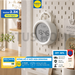 IKEA đồng hồ báo thức mẫu mới có quai treo IKEA ORNVRAK