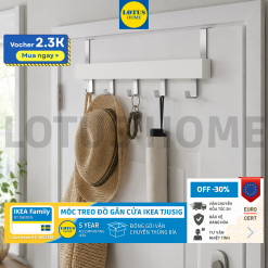 [CỬA GỖ DÀY 4CM] IKEA thanh treo quần áo phụ kiện đặt cửa ra vào IKEA TJUSIG
