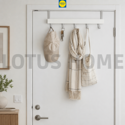 [CỬA GỖ DÀY 4CM] IKEA thanh treo quần áo phụ kiện đặt cửa ra vào IKEA TJUSIG
